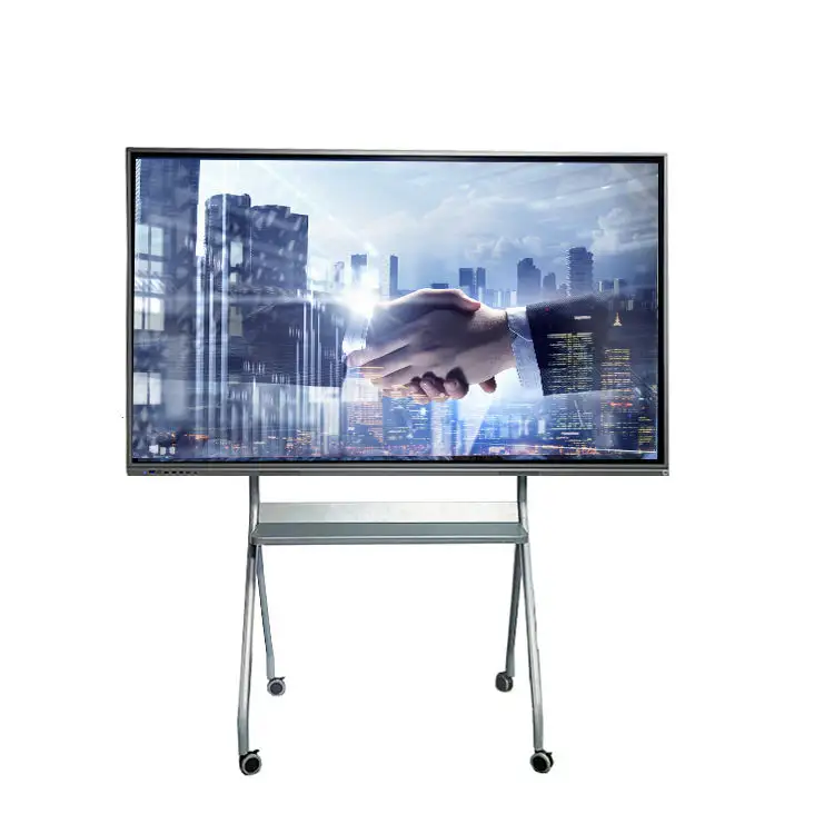 65/75/86/100/110 inch finger multi touch screen smart LCD display meeting room electronic digital interactive smart white board