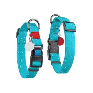 <span class=keywords><strong>Collar</strong></span> de Lujo <span class=keywords><strong>OEM</strong></span> para Perro/Gato, Elegante, Impermeable, de Algodón con Remaches, Hebilla Metálica de Liberación Rápida, <span class=keywords><strong>Collar</strong></span> Sólido para Cachorro de Boda - Product Image 3