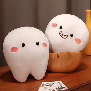 Giocattoli di <span class=keywords><strong>Peluche</strong></span> a Forma di Dente Personalizzati all'Ingrosso, Simpatici Denti Bianchi Imbottiti, Morbidi Giocattoli di <span class=keywords><strong>Peluche</strong></span> a Forma di Dente - Product Image 3