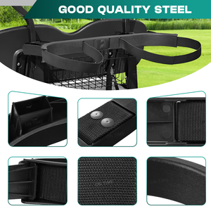Supporto per Borsa Posteriore, Staffa di Fissaggio, Cinghia per Borsa, Assemblaggio Rack per Carrello da Golf EZGO Medalist & TXT DCS/PDS # 71851-G01 - Product Image 5