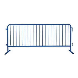 Taşınabilir mobil çelik barikat galvanizli yaya trafiği kontrol bariyeri - Product Image 1