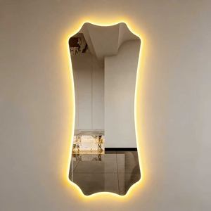 Espejo de Salón de Belleza Moderno, Espejo de Salón de Belleza con Luz, Interruptor Táctil LED, Ideal para Teñir el Cabello, Especial para Colgar en la Pared - Product Image 2