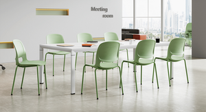 Restaurant <b>Dining</b> <b>Chairs</b>-<b>Stackable</b> Modern Design Plastic & Metal Construction | Home Furniture Ready to Ship - Product Image 6