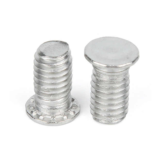 Self-Clinching Threaded Studs FH-M4-15ZC - M4x15mm Steel Studs, Package Of 50