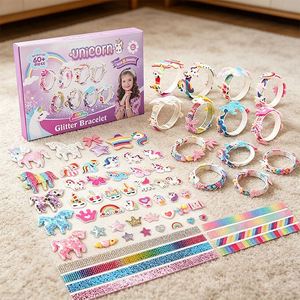 Sparkly Hairband Making Set Kids Fashion Head Hoop Clips <b>Flowers</b> Stars <b>Stickers</b> Creative Birthday Present Export - Product Image 6