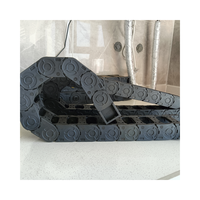 Chaîne de traînée de vente directe d'usine chaîne de traînée robuste en plastique d'acier 10x15 15x45 transporteur de fil électrique avec certificat CE