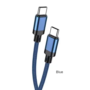 PD60W Smart Charging Data Cable (Type-C to Type-C) Micro USB Cable Fast Charging Cable Support Data Transmission