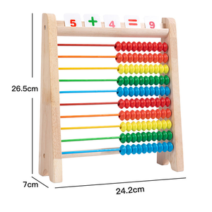 Marco <span class=keywords><strong>de</strong></span> cálculo <span class=keywords><strong>de</strong></span> madera Niños Matemáticas Juguete Educación temprana Rompecabezas Iluminación Enseñanza SIDA <span class=keywords><strong>Juegos</strong></span> <span class=keywords><strong>de</strong></span> <span class=keywords><strong>mesa</strong></span> - Product Image 6