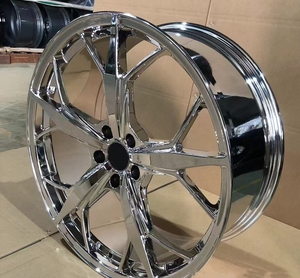 WX Custom Chrome da 17 a 24 pollici <span class=keywords><strong>10</strong></span>,000 tonnellata forgiato T6061 ruote in alluminio aeronautico nuova condizione con 25mm ET per tutti i tipi di veicoli - Product Image 4