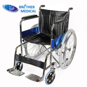 Silla de Ruedas <span class=keywords><strong>Manual</strong></span> de Acero Shanghai 2023 / Silla Ruedas al Mejor Precio de Neumáticos para Silla de Ruedas en Venta - Product Image 3