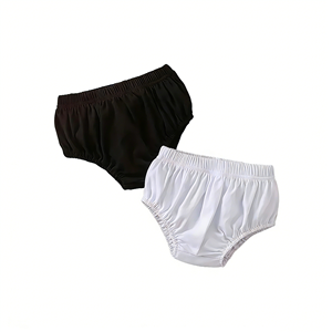 BLOSSOM 2 件装新生儿尿布裤夏季婴儿短裤幼儿男孩女孩棉质内衣防风透气速干 - Product Image 5