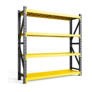 중형 듀티 스토리지 랙 차고 선반 볼트리스 랙 선반 산업용 금속 랙 창고 스택 랙 스틸 선반 - Product Image 1