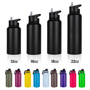 Flacon de sport en acier inoxydable à double paroi, texte personnalisé, logo, impression photo, bouteilles d'eau isolées sous vide thermique vente en gros - Product Image 3