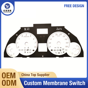 ฟิล์มฉลากแผงหน้าปัดดิจิตอลอัจฉริยะสำหรับยานยนต์ไฟฟ้าหลายรุ่นแบบกำหนดเอง  เมมเบรนสวิตช์ จี๋ซิง แอลคิว ประเทศจีน - Product Image 2
