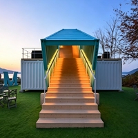 Kiosque conteneur maritime de bonne qualité, restaurant portable, design moderne, conteneur préfabriqué, café, bar extérieur