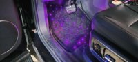 Usine LED Starlight Fiber Optic Car Rug Set Luxury Design Interior Car Accessory LED Mat