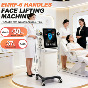 Appareil de lifting du <span class=keywords><strong>visage</strong></span> EMS RF sans <span class=keywords><strong>injection</strong></span>, élimination des rides, resserrement de la peau, anti-âge, appareil de beauté pour le <span class=keywords><strong>visage</strong></span> en <span class=keywords><strong>V</strong></span>, pour usage domestique et en salon - Product Image 1