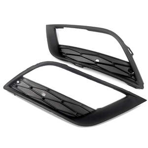 Marcos de luces antiniebla para Seat Ibiza 2013-2016, izquierdo y derecho, negros, ABS, rejillas de parachoques delanteros, piezas de repuesto - Product Image 4