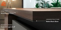Nouveau mobilier de bureau : Bureau de direction en L, poste de travail économique pour achat groupé en gros