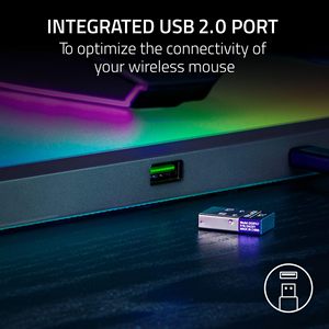 Razer <span class=keywords><strong>Firefly</strong></span> V2 Pro chiếu sáng đầy đủ RGB Chuột chơi game <span class=keywords><strong>Mat</strong></span> có thể tháo rời USB Loại C Cáp chống trượt cơ sở - Product Image 3