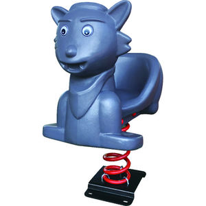 Colorido estilo Animal Niños primavera jinete paseo Plástico jinete juguetes balancín caballo - Product Image 3