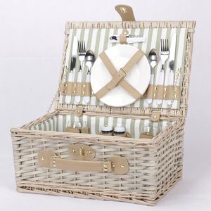 Chine Usine En <span class=keywords><strong>Osier</strong></span> De Saule Bon Marché Pliant Pique-Nique Panier Ensemble - Product Image 6