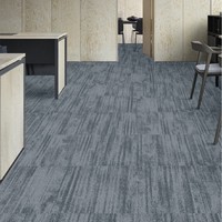 Moquette carrée moderne pour bureau commercial, en nylon jacquard avec support en PVC, 50x50, pour salle de classe, bibliothèque