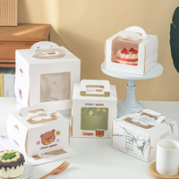 Emballage écologique pour l'artisanat, boîte à pain, boîte à petits gâteaux, boîte à cupcakes, boîte à desserts