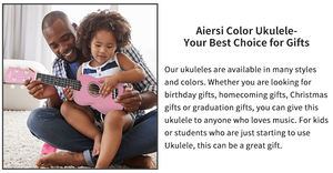 Venta al por mayor precio barato soprano color <span class=keywords><strong>ukelele</strong></span> tilo 21 pulgadas estudiante uku logotipo personalizado de Aiersi marca música hecha en China - Product Image 6