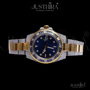 High Quality Moissanite Diamond Quartz <b>Watch</b> Men Business Style <b>Waterproof</b> Wrist <b>Watch</b> Available For Sale - Product Image 1