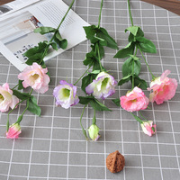 Bunga Lisianthus Buatan |   Bunga Tiruan Warna Ungu 82cm - Gaya Modern untuk Dekorasi Hotel, Mal & Restoran |   Kualitas Tinggi