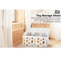 Boîte de rangement pliable pour jouets d'enfants avec couvercle et poignées, en Oxford, prix compétitif, bac de rangement pour Lego, jouets sensoriels pour bébés