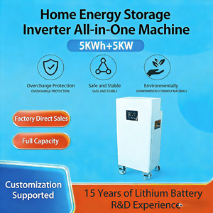 Système de stockage d'énergie photovoltaïque domestique hybride/hors réseau personnalisé 5kW LiFePO4 48V-300V pour 5/10 degrés d'électricité - Product Image 3