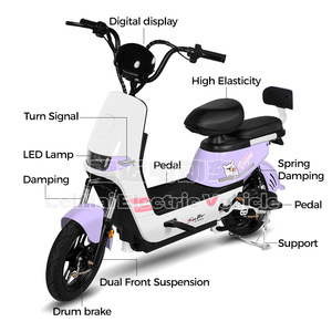 Scooter Eléctrico Seven Colored Horse, 45-50 kg, Batería de Plomo-Ácido, Tipo Estándar, Transporte para Desplazamientos - Product Image 4