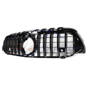 Rejilla de carreras estilo GT negra brillante para Mercedes a Class GT <span class=keywords><strong>2018</strong></span> + W177 Material ABS de parachoques delantero para modelos A35 A45 - Product Image 3
