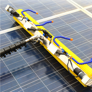 <span class=keywords><strong>Robot</strong></span> <span class=keywords><strong>de</strong></span> nettoyage automatique <span class=keywords><strong>de</strong></span> panneaux solaires photovoltaïques, lavage à sec et humide, batterie au lithium, moteur 150W, largeur 60cm, brosse à rouleaux portable - Product Image 1
