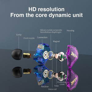 Audífonos <span class=keywords><strong>TRN</strong></span> MTE IEM con Controlador Dinámico 1DD HiFi, Monitores Intrauditivos, Auriculares Intrauditivos para Música, Juegos y Deportes, 3.5mm - Product Image 4