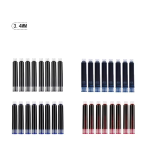 Set di Penne Stilografiche Weizhuang con Inchiostri Nero, Blu e Rosso, Sacche d'Inchiostro Universali da 3,4mm, Scrittura Fluida, Materiale Plastico e Metallico, Ricaricabili - Product Image 5