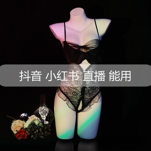 Sexy <b>Lace</b> Bodysuit Women Sleeveless Soft Lingerie Nightwear <b>White</b> Black Color Polyester Fabric - Product Image 5