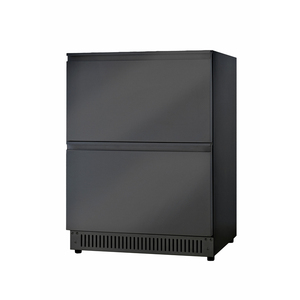 Réfrigérateur à tiroirs double compact en acier inoxydable 304 noir pour cuisine extérieure, vente en gros - Product Image 2