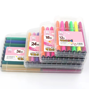 Retour à l'école - Marqueurs d'art à pointe triangulaire en fibre, en plastique non toxique, couleurs personnalisées - Product Image 1