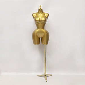Manichino Femminile in FRP di Alta Qualità, Taglia Grande, Mezzo Busto con Glutei Voluminosi e Vita Sottile per Vetrine di Negozi di Abbigliamento - Product Image 1