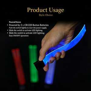 Pulseras LED con Diseño de Hebilla Magnética Activadas por Sonido para Conciertos, Fiestas Rave, Noches de Navidad, Paseos Nocturnos - Product Image 3