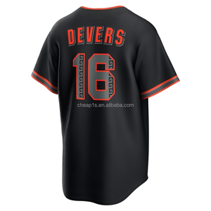 Maglia da Baseball Americana San Francisco Giants con Ricamo per Uomo, Disponibile in Dropshipping # 16 Rafael Devers # Abbigliamento da softball di Matt Chapman numero 26 - Product Image 3