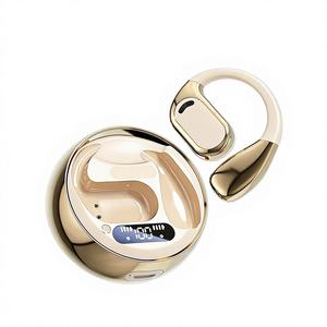 Audífonos Inteligentes con Traductor IA en Tiempo Real M76, Auriculares Inalámbricos con Gancho para la Oreja, Pantalla Digital LED, Aplicación de Traducción Permanente Gratuita - Product Image 1