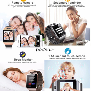 卸売<span class=keywords><strong>Android</strong></span>カメラブルートゥースリストモバイルリロイインテリジェントスポーツスマートウォッチ<span class=keywords><strong>DZ09</strong></span>スマートウォッチSimカードスロット付き - Product Image 3