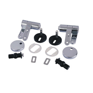 King Wei Connecteur de siège de toilette à fermeture douce en alliage de zinc avec charnière à dégagement rapide à deux boutons BH29Z - Product Image 1