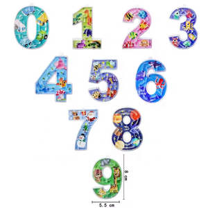 2025 digitale palmare per bambini Puzzle perline labirinto gioco da tavolo 3D plastica mente formazione all'ingrosso Cross-Border regalo giocattoli - Product Image 2