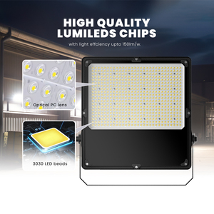 ไฟสปอร์ตไลท์ LED กำลังสูง IP66 IK08 ป้องกันแรงกระแทก รับประกัน 5 ปี สำหรับสนามบาสเกตบอล พื้นที่กีฬาขนาดเล็ก ลานจอดรถ - Product Image 4