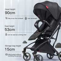 Poussette de voyage pour bébés de 0 à 48 mois, ajourée, siège 360 °, bonne qualité